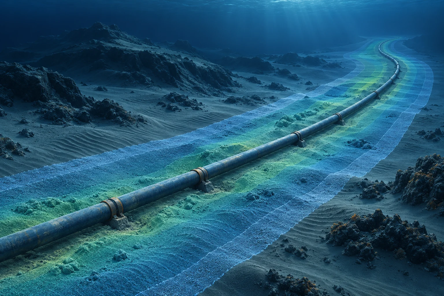 QPS Qimera 2 Offshore — Обработка данных съёмки подводной инфраструктуры