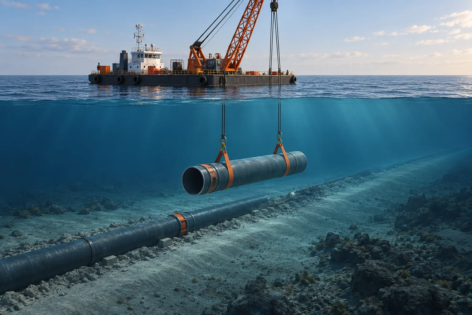 QPS Qinsy 9 Marine Construction — Иллюстрация задач и результатов QPS Qinsy 9 Marine Construction